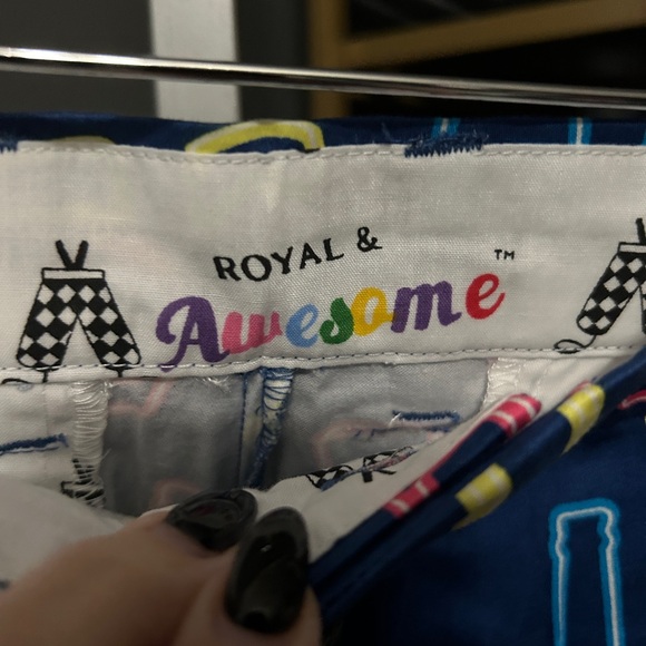 Royal & Awesome Golf Pants Shot of the Day Trousers 34x30 NWT - Picture 6 of 8